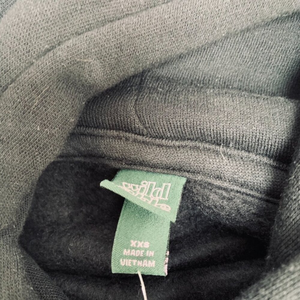 NWT Wild Fable Womens Size XXS Black Hoodie - Picture 4 of 10